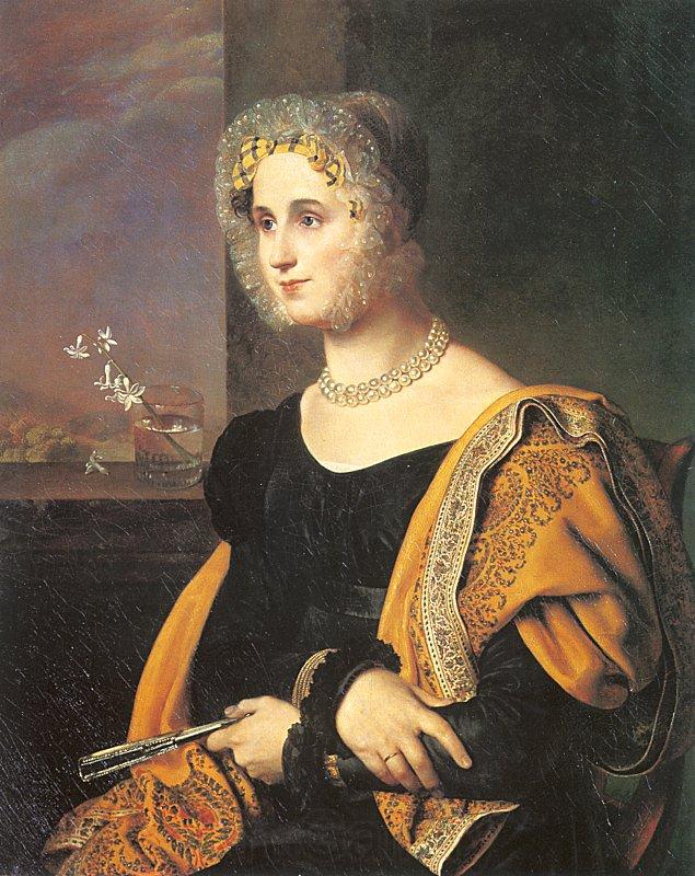 Kiprensky, Orest Portrait of Ekaterina Avdulina Spain oil painting art